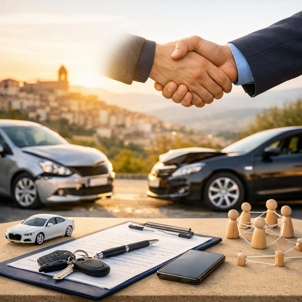 Collaboratore segnala incidente stradale a Risarcity per assistenza risarcimento danni