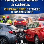 Tamponamento a catena tra più veicoli con richiesta di risarcimento danni assistita da Risarcity